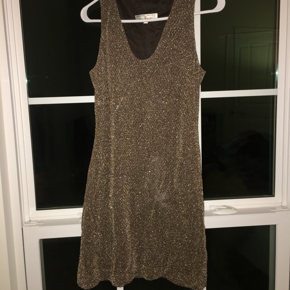 Gold dress